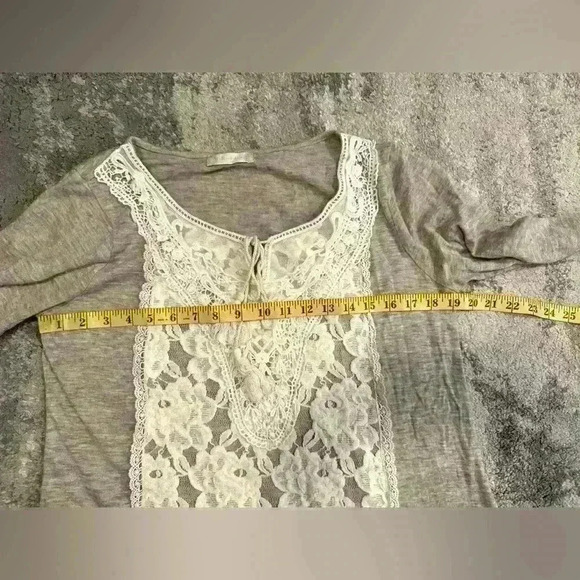 Women’s Tan Altar’D State Lace Top - Picture 5 of 7